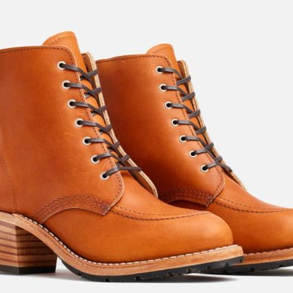 Redwing Clara Heritage Boot in Oro Legacy Leather 8.5 - Picture 9 of 9